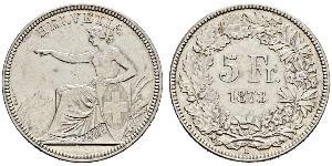 5 Franc Switzerland Silver 