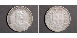 5 Franc Switzerland Silver 