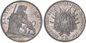 5 Franc Switzerland Silver 