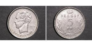 5 Franc Belgium  Leopold III of Belgium
