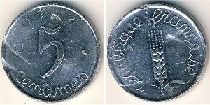 5 Franc Quinta Repubblica francese (1958 - )  