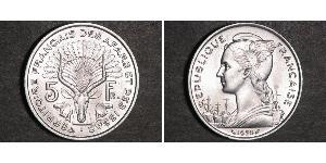 5 Franc French West Africa (1895-1958) 銀 