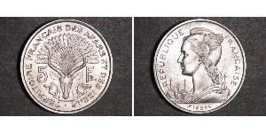5 Franc French West Africa (1895-1958) 銀 