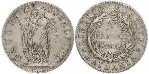 5 Franc Italian city-states 銀 