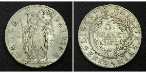 5 Franc Italian city-states 銀 
