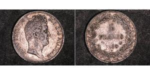 5 Franc 七月王朝 (1830 - 1848) 銀 路易-菲利普一世 (1773 -1850)