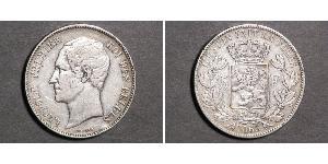 5 Franc 比利时 銀 利奥波德一世 (比利时) (1790 - 1865)