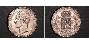 5 Franc 比利时 銀 利奥波德一世 (比利时) (1790 - 1865)