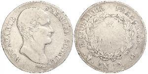 5 Franc 法兰西第一帝国 (1804 - 1814) 銀 拿破仑一世(1769 - 1821)