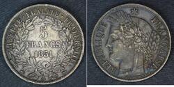 5 Franc 法国 銀 