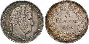5 Franc 法国 / 七月王朝 (1830 - 1848) 銀 路易-菲利普一世 (1773 -1850)