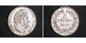 5 Franc 法国 / 七月王朝 (1830 - 1848) 銀 路易-菲利普一世 (1773 -1850)