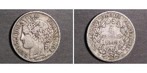 5 Franc 法蘭西第二共和國 (1848 - 1852) 銀 