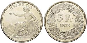 5 Franc 瑞士 銀 