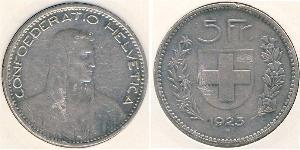 5 Franc 瑞士 銀 