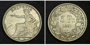 5 Franc 瑞士 銀 