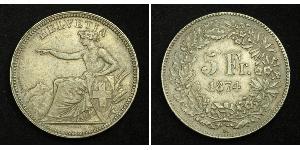 5 Franc 瑞士 銀 