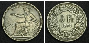 5 Franc 瑞士 銀 