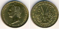5 Franc 多哥 青铜 