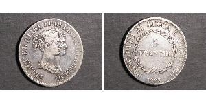 5 Franchi / 5 Franc Italian city-states 銀 