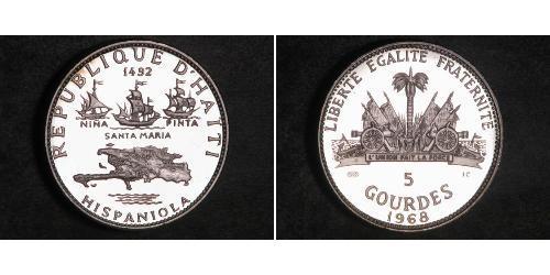 5 Gourde Haïti (1804 - ) Argent 