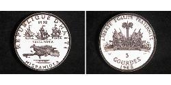 5 Gourde Haiti (1804 - ) Argento 