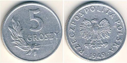 5 Grosh Polonia Aluminio 
