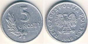 5 Grosh Polen Aluminium 