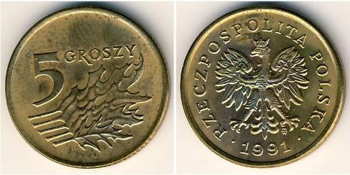 5 Grosh Third Polish Republic (1991 - ) Bronze 