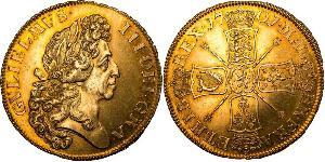 5 Guinea Kingdom of England (927-1649,1660-1707) Gold William III (1650-1702)