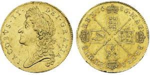 5 Guinea Kingdom of England (927-1649,1660-1707) Gold James II (1633-1701)