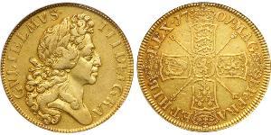 5 Guinea Königreich England (927-1649,1660-1707) Gold Wilhelm III (1650-1702)