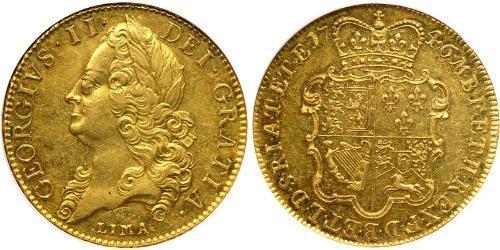 5 Guinea Royaume de Grande-Bretagne (1707-1801) Or George II (1683-1760)