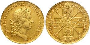 5 Guinea Reino de Gran Bretaña (1707-1801) Oro Jorge I (1660-1727)