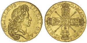 5 Guinea Reino de Inglaterra (927-1649,1660-1707) Oro Guillermo III (1650-1702)