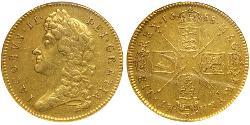 5 Guinea 英格兰王国 金 James II (1633-1701)