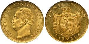 5 Gulden States of Germany Oro 