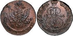 5 Kopeck Empire russe (1720-1917) Cuivre Catherine II (1729-1796)