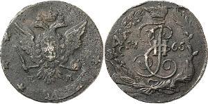 5 Kopeck Empire russe (1720-1917) Cuivre Catherine II (1729-1796)