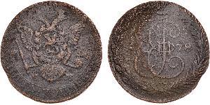 5 Kopeck Empire russe (1720-1917) Cuivre Catherine II (1729-1796)