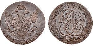 5 Kopeck Empire russe (1720-1917) Cuivre Catherine II (1729-1796)