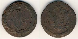 5 Kopeck 俄罗斯帝国 (1721 - 1917) 銅 叶卡捷琳娜二世 (1729-1796)