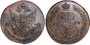 5 Kopeck 俄罗斯帝国 (1721 - 1917) 銅 叶卡捷琳娜二世 (1729-1796)