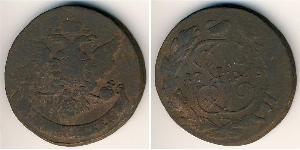 5 Kopeck 俄罗斯帝国 (1721 - 1917) 銅 叶卡捷琳娜二世 (1729-1796)