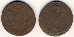 5 Kopeck 俄罗斯帝国 (1721 - 1917) 銅 叶卡捷琳娜二世 (1729-1796)