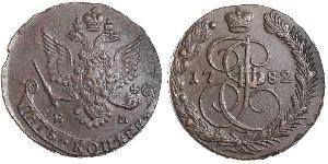 5 Kopeck 俄罗斯帝国 (1721 - 1917) 銅 叶卡捷琳娜二世 (1729-1796)