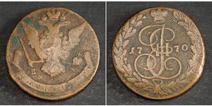5 Kopeck 俄罗斯帝国 (1721 - 1917) 銅 叶卡捷琳娜二世 (1729-1796)