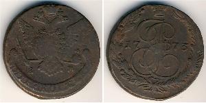 5 Kopeck 俄罗斯帝国 (1721 - 1917) 銅 叶卡捷琳娜二世 (1729-1796)