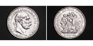 5 Korona Autriche-Hongrie (1867-1918) Argent Franz Joseph I (1830 - 1916)