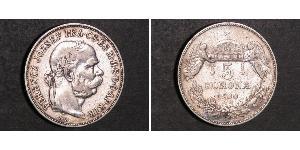 5 Korona Impero austro-ungarico (1867-1918) Argento Franz Joseph I (1830 - 1916)